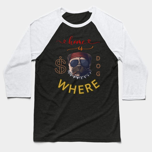 dog lover gift Baseball T-Shirt by logo desang